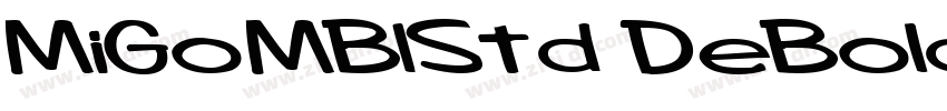 MiGoMB1Std DeBold 83字体转换